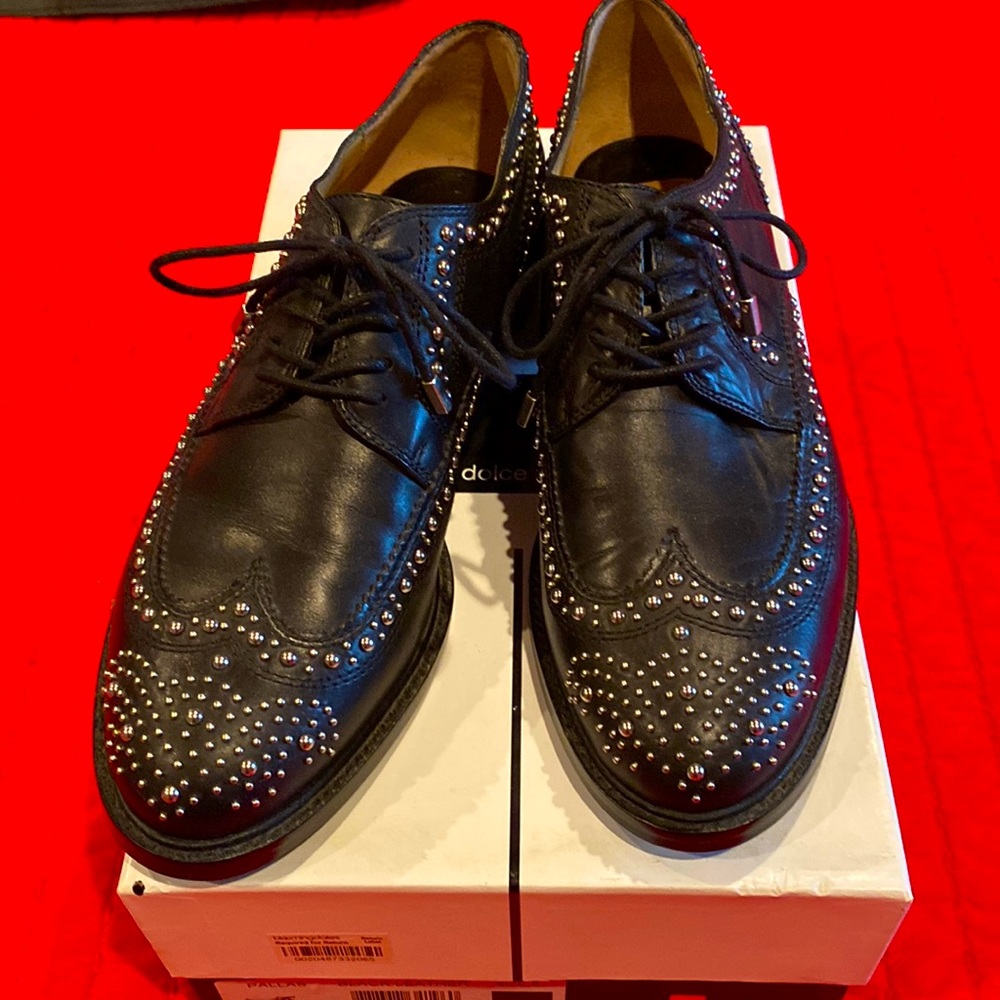 Dolce Vita leather studded loafers